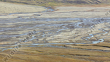 Blick in Richtung Grube 7 auf das Tal in Longyearbyen
