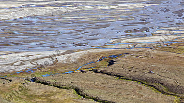 Blick in Richtung Grube 7 auf das Tal in Longyearbyen