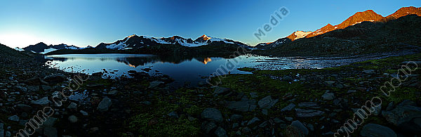 Brizzisee bei Sonnenaufgang Panorama