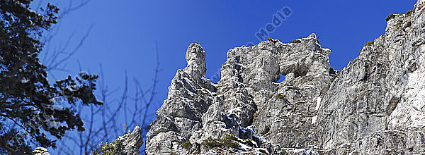 Felstürme im Winter Panorama