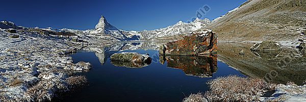 Matterhorn mit Stellisee Panorama