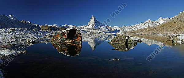 Matterhorn mit Stellisee Panorama