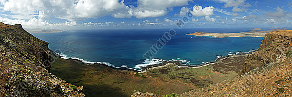 Lanzarote Landschaft Panorama
