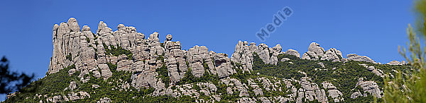 Montserrat Panorama Spanien