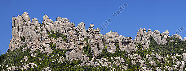 Montserrat Panorama Spanien