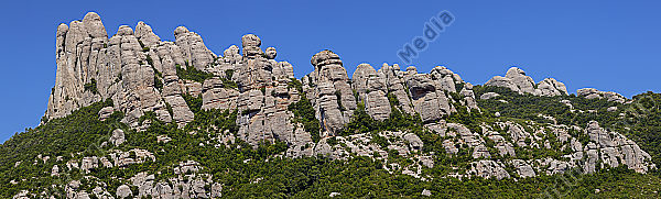 Montserrat Panorama Spanien