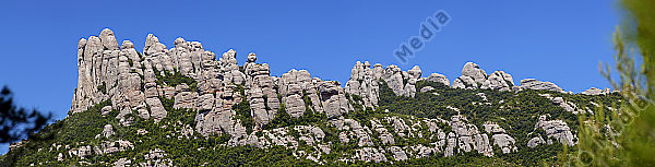 Montserrat Panorama Spanien