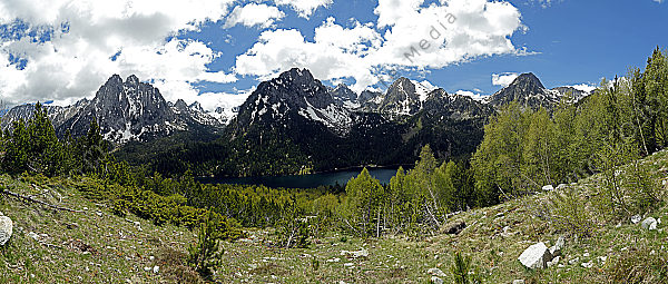 Nationalpark Aigüestortes i Estany de Sant Maurici Panorama
