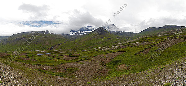 Dyrfjöll bei Bakkargerdi Panorama