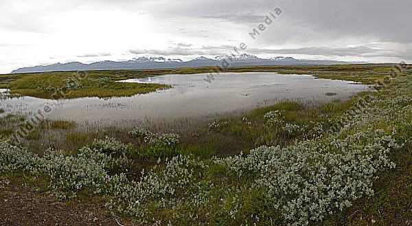 Lagarfljot Delta mit Smörfjöll