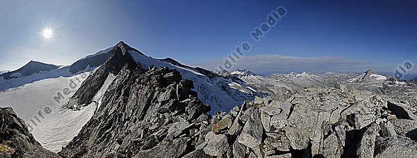 Großvenediger Nordgrat Panorama