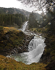 Krimmler Wasserfälle Mittlerer Fall Panorama
