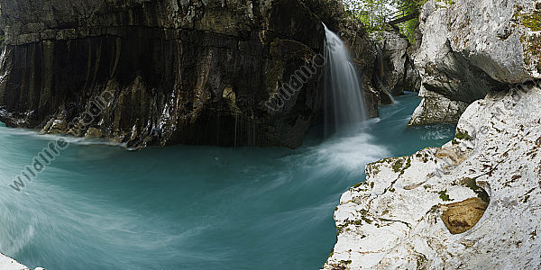 Soca Schlucht Panorama