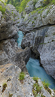 Soca Schlucht Panorama