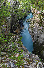 Soca Schlucht Panorama