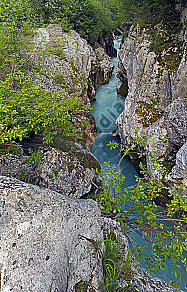 Soca Schlucht Panorama