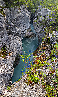 Soca Schlucht Panorama