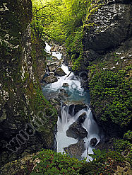 Soca Schlucht Panorama