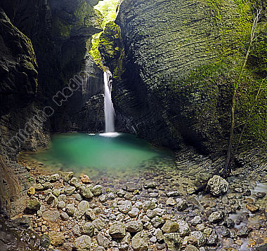 Soca Schlucht Panorama