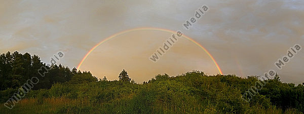 Regenbogen Waschberg Panorama